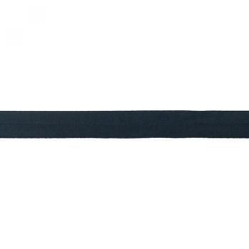 Elastisches Schrägband Breite 20 mm - Marine matt